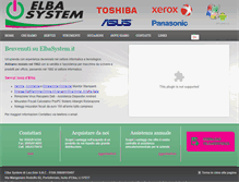 Tablet Screenshot of elbasystem.it